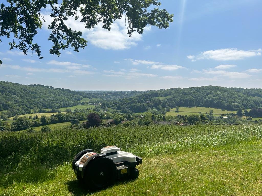 Scenic countryside installation